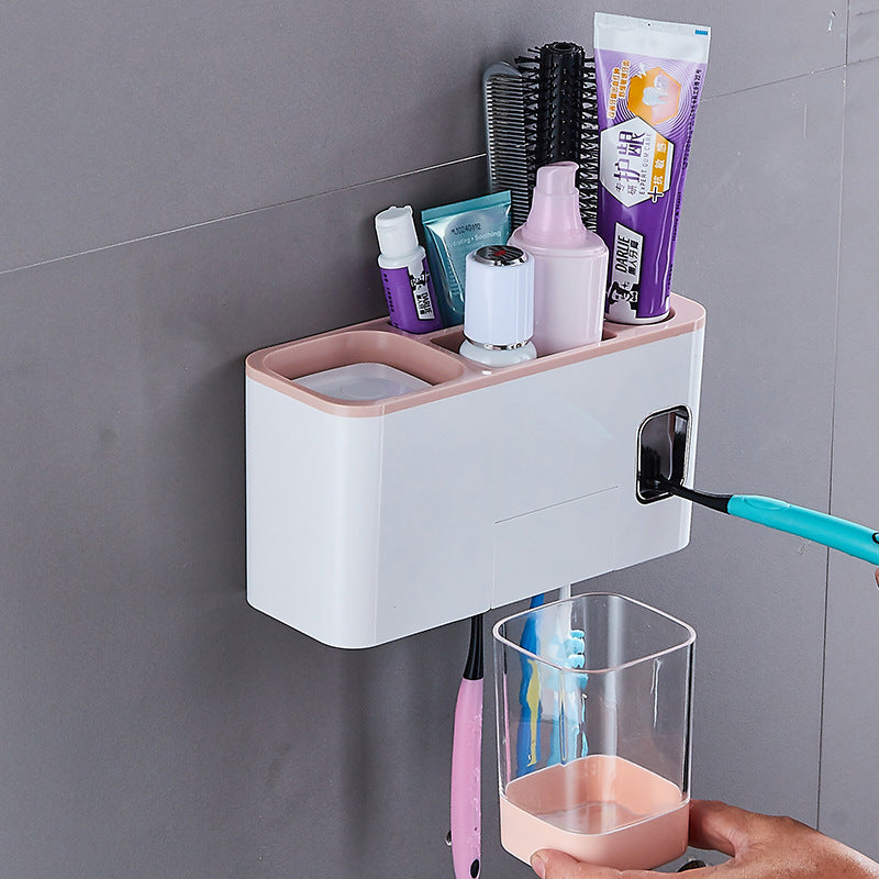 Magnetic suction toothpaste tube