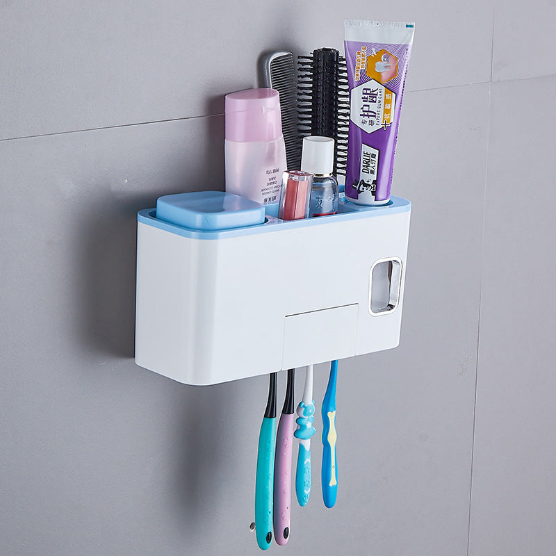 Magnetic suction toothpaste tube